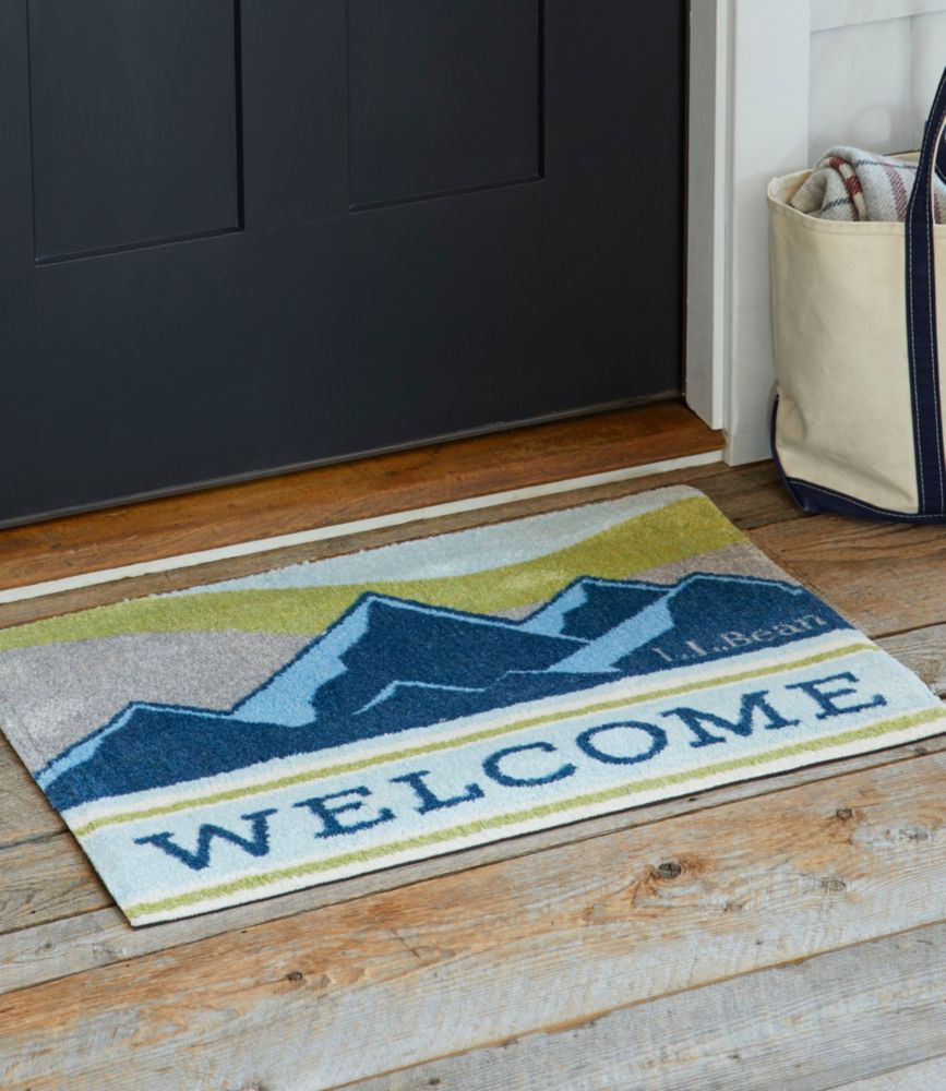 Machine Washable Doormat, Mountain Range Indoor at L.L.Bean