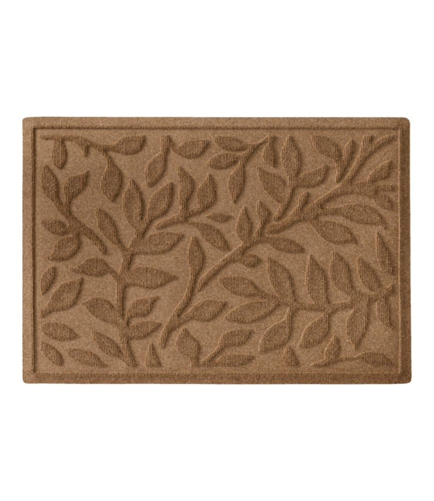 Heavyweight Recycled Waterhog Doormat, Woodland Leaf