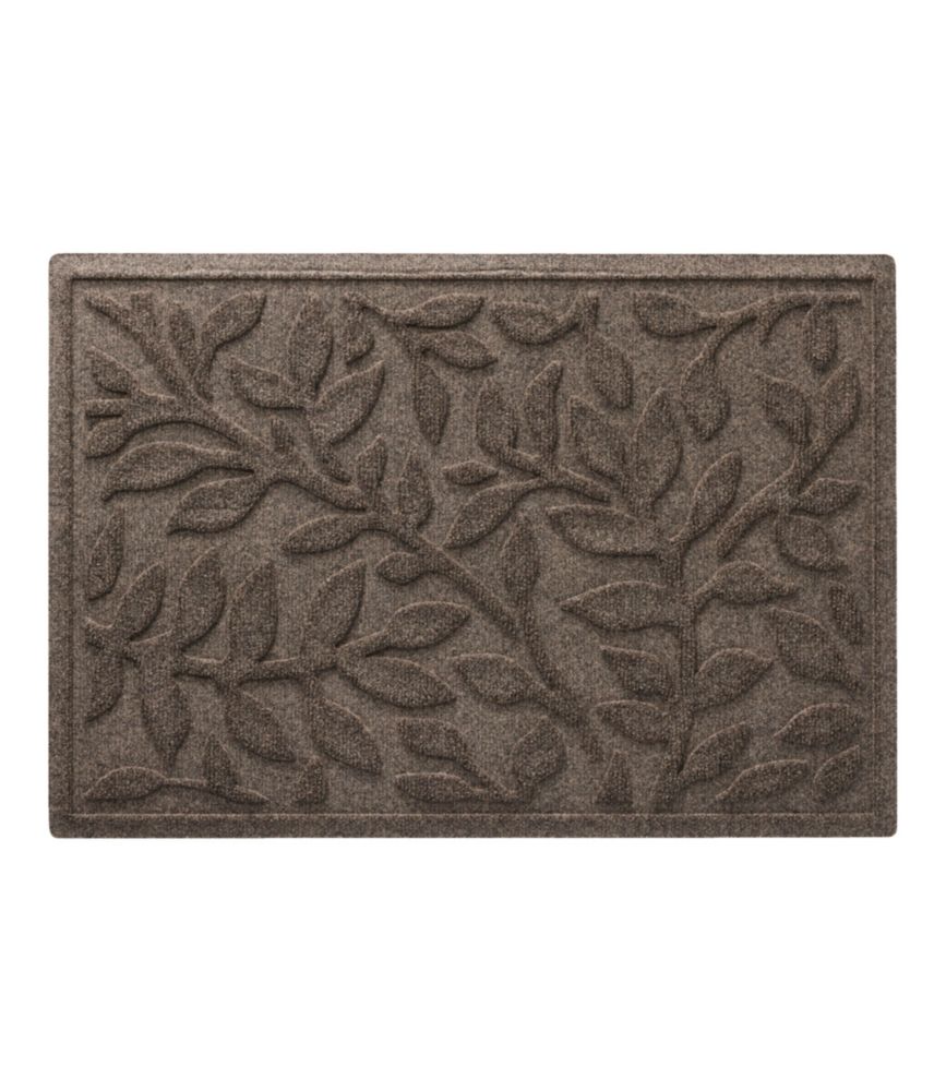 Heavyweight Recycled Waterhog Doormat, Woodland Leaf