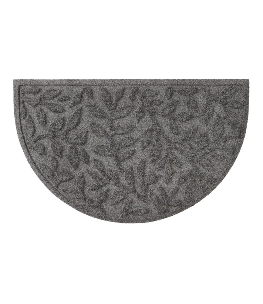 Heavyweight Recycled Waterhog Doormat, Crescent, Woodland Leaf