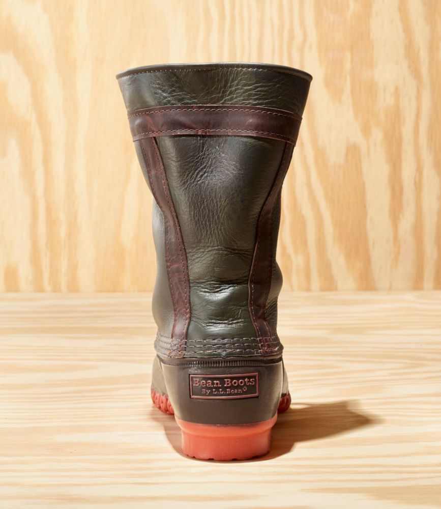Men's L.L.Bean x Todd Snyder Leather Bean Boots, Camo Boots at L.L.Bean