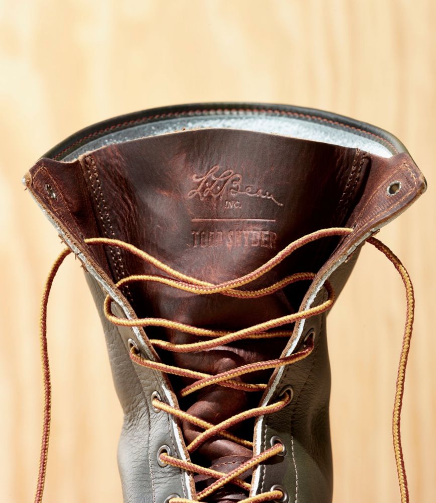 Men's L.L.Bean x Todd Snyder Leather Bean Boots, Camo Boots at L.L.Bean