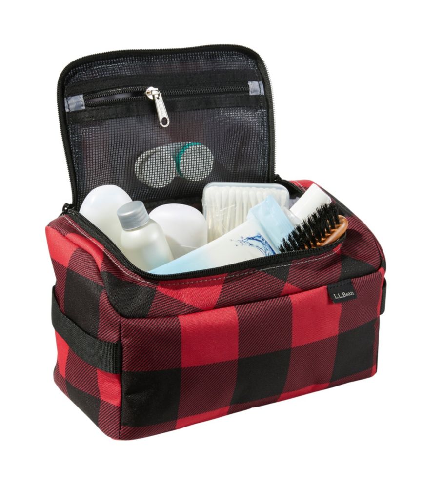 Personal Organizer Toiletry Kit, Print, Red Buffalo Plaid, small image number 2