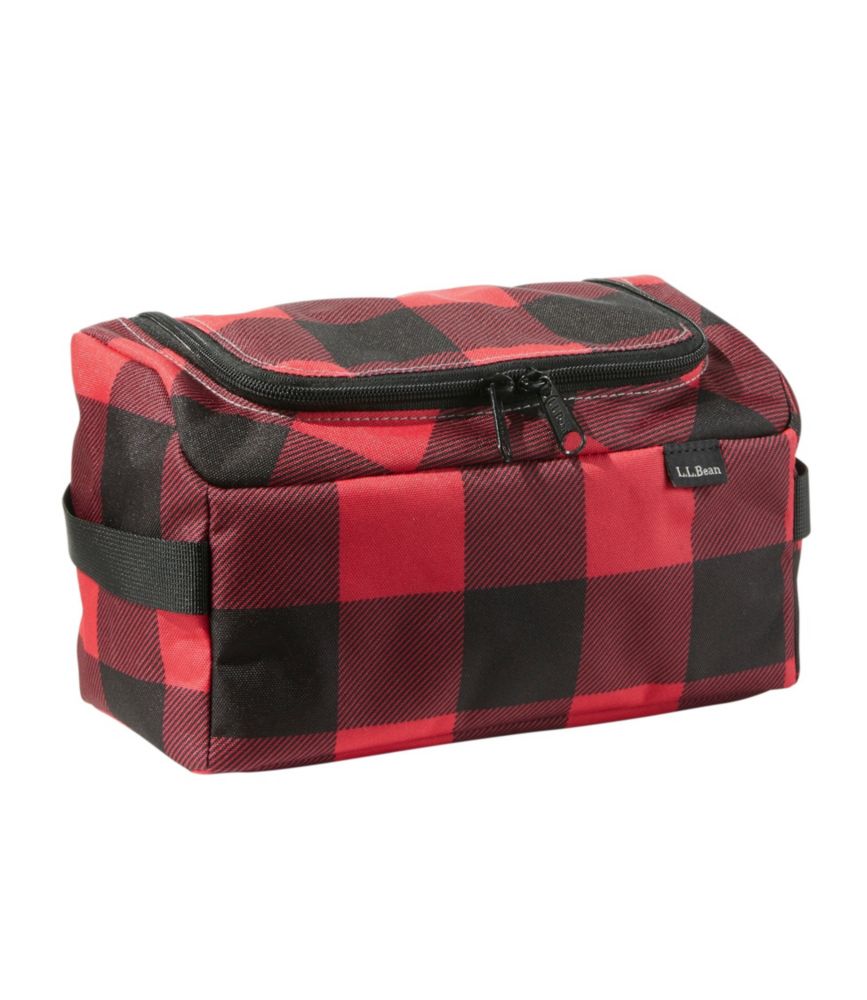 Personal Organizer Toiletry Kit, Print, Red Buffalo Plaid, small image number 1