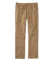 Men's Signature Washed Canvas Cloth Pants, Slim Straight Lined