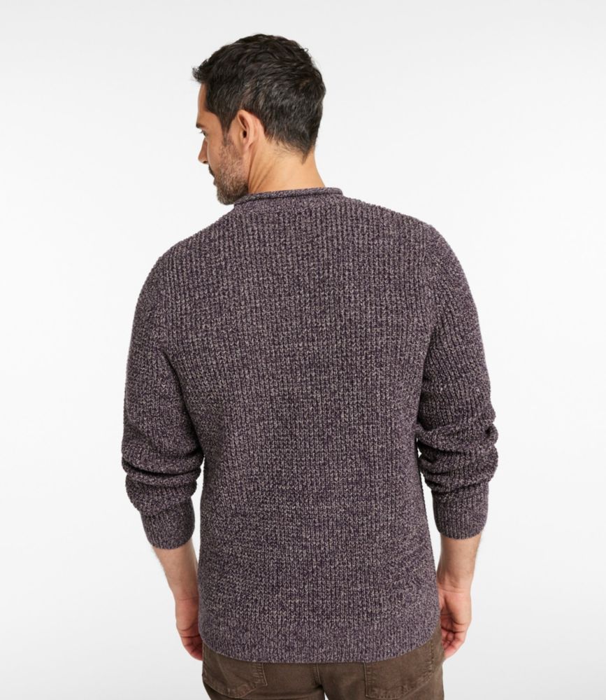 Men's L.L.Bean Organic Cotton Waffle Sweater, Rollneck Crew