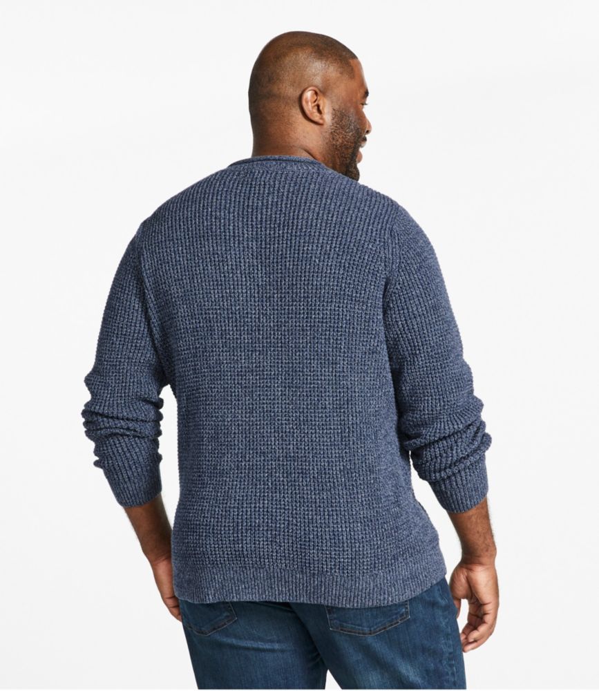 Men's L.L.Bean Organic Cotton Waffle Sweater, Rollneck Crew
