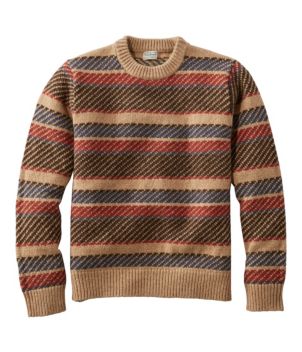 Men's Bean's Classic Ragg Wool Sweater, Crewneck, Fair Isle