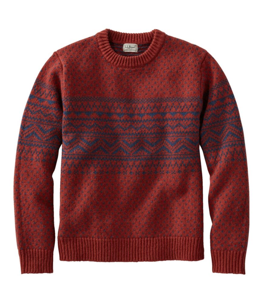 Ll bean mens fair isle sweater best sale