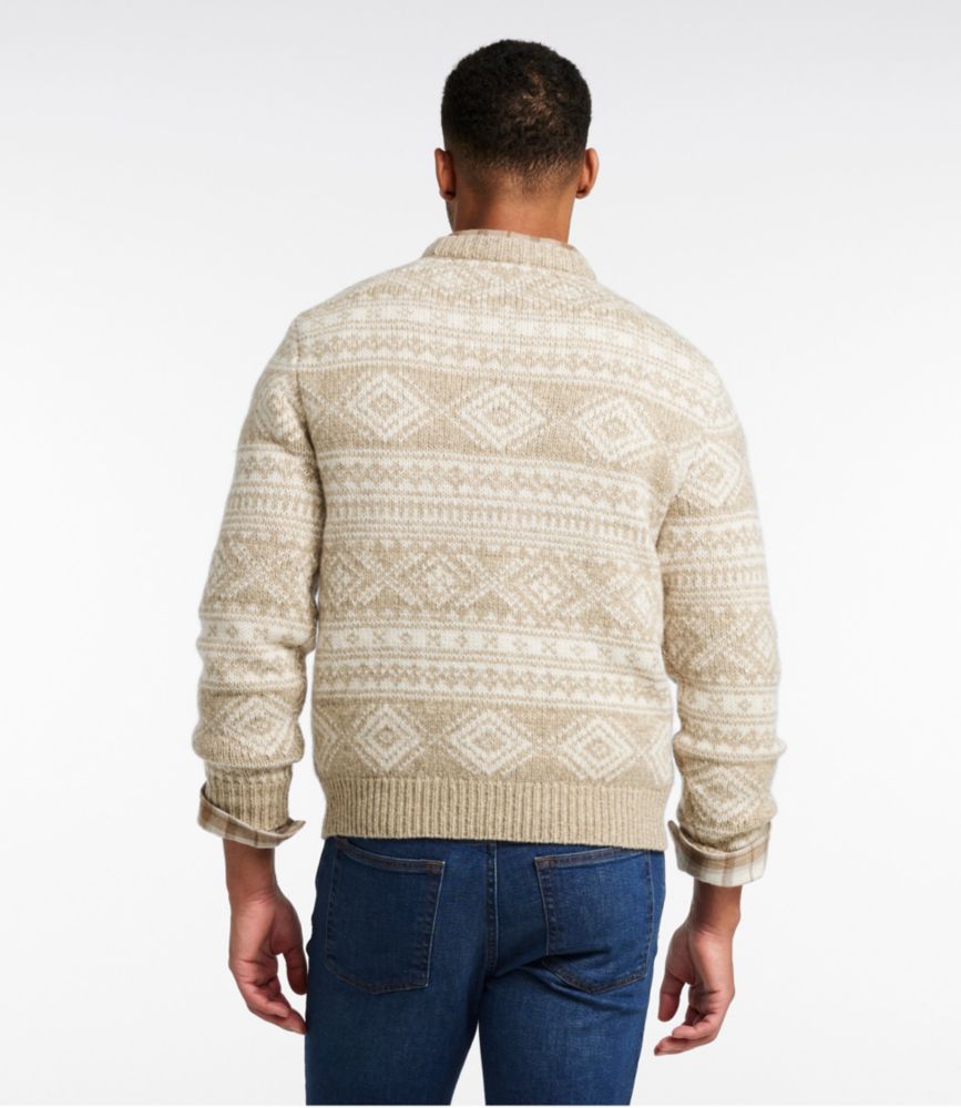 Men's Bean's Classic Ragg Wool Sweater, Crewneck, Fair Isle