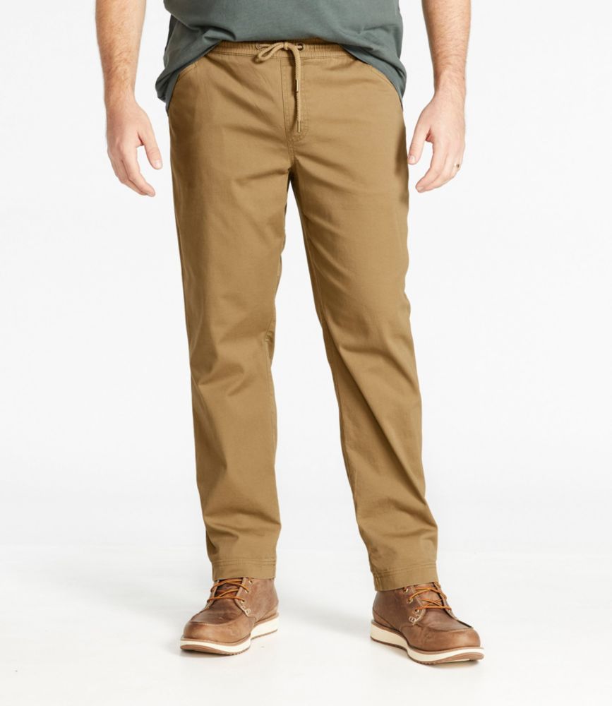 Men's BeanFlex Canvas PullOn Pants, Standard Fit Pants at L.L.Bean