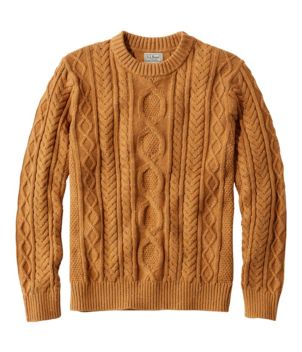 Men's Bean's Heritage Soft Cotton Fisherman Sweater, Crewneck