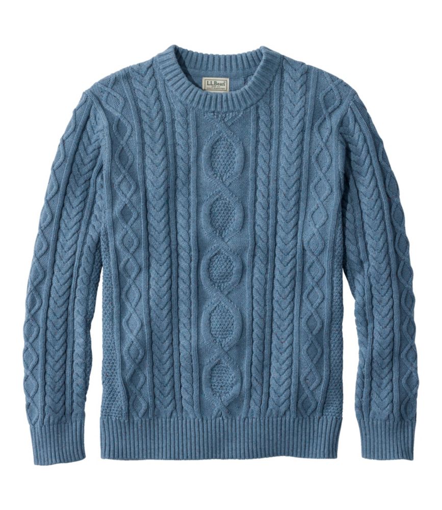 Men's Bean's Heritage Soft Cotton Fisherman Sweater, Crewneck