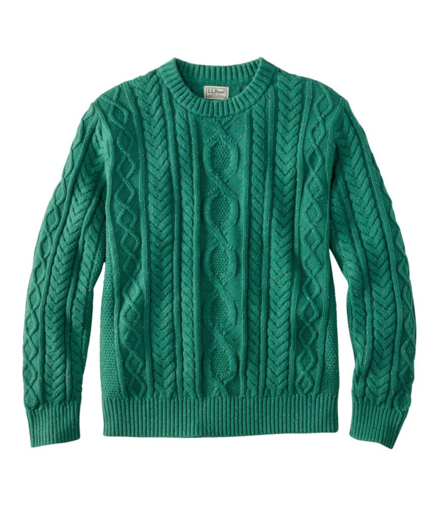 Men's Bean's Heritage Soft Cotton Fisherman Sweater, Crewneck | Sweaters at L.L.Bean