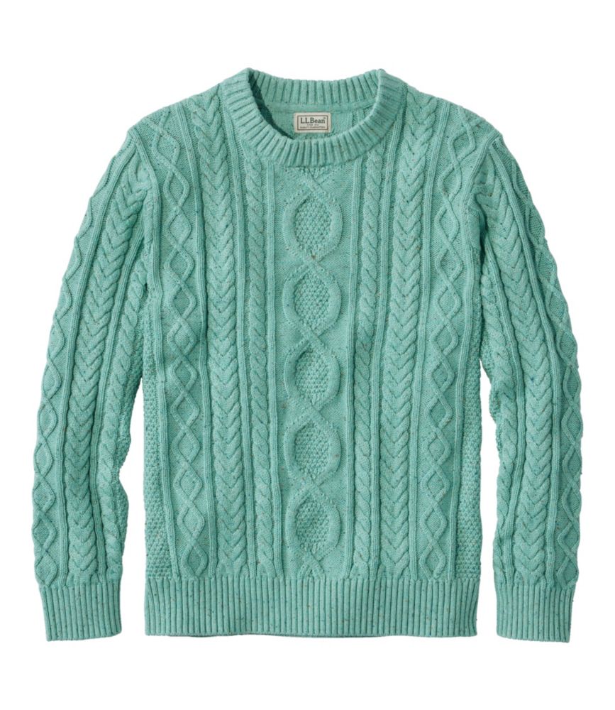 Men's Bean's Heritage Soft Cotton Fisherman Sweater, Crewneck