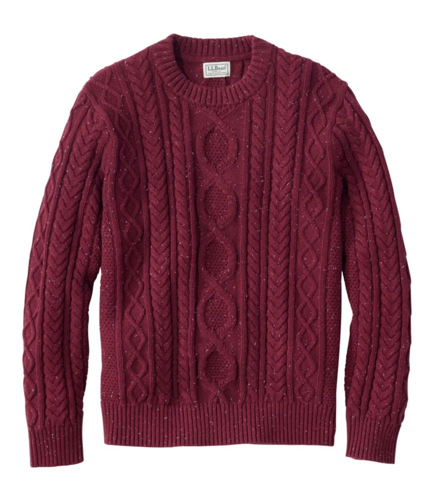 Men's Bean's Heritage Soft Cotton Fisherman Sweater, Crewneck