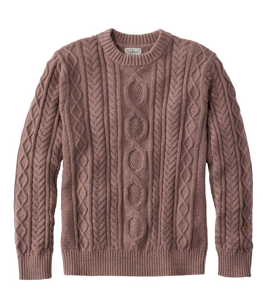 Men's Bean's Heritage Soft Cotton Fisherman Sweater, Crewneck