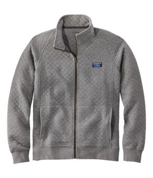 Men's L.L.Bean Quilted Sweatshirt, Full-Zip