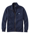 Quilted Sweatshirt Full-Zip, Classic Navy, small image number 0