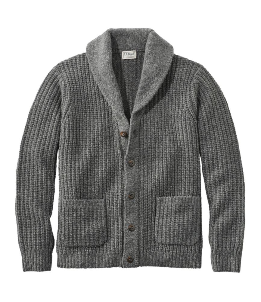 Men's L.L.Bean Classic Ragg Wool Sweater, Cardigan