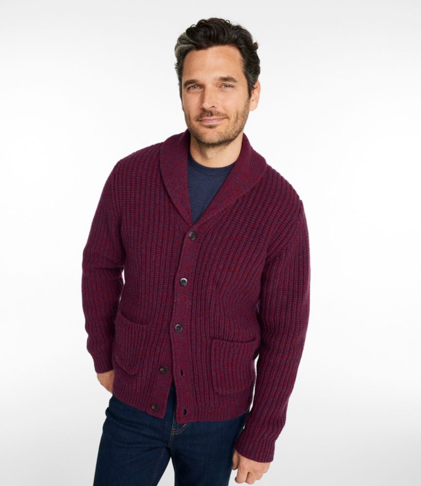 Men's L.L.Bean Classic Ragg Wool Sweater, Cardigan I usually don't write reviews but I just wanted to let other women know that you can fit the men's cardigan just fine if you if you prefer the men's styling
