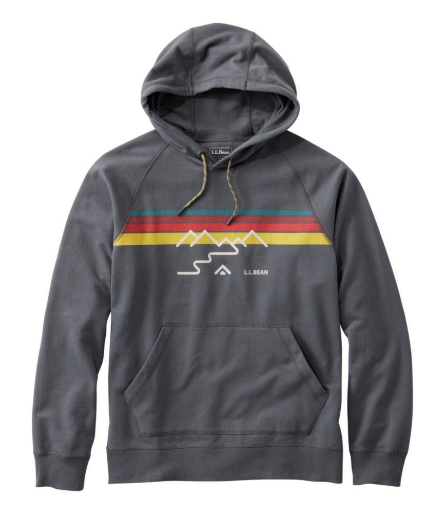 Men's Bean's Comfort Camp Hoodie, Graphic, Iron Mountain Colorbars, small image number 1