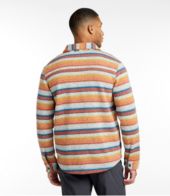 Men's Bean's Sweater Fleece Shirt Jac, Print | Shirt-Jackets at L.L.Bean