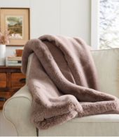 Faux Fur Throw Blankets Throws at L.L.Bean