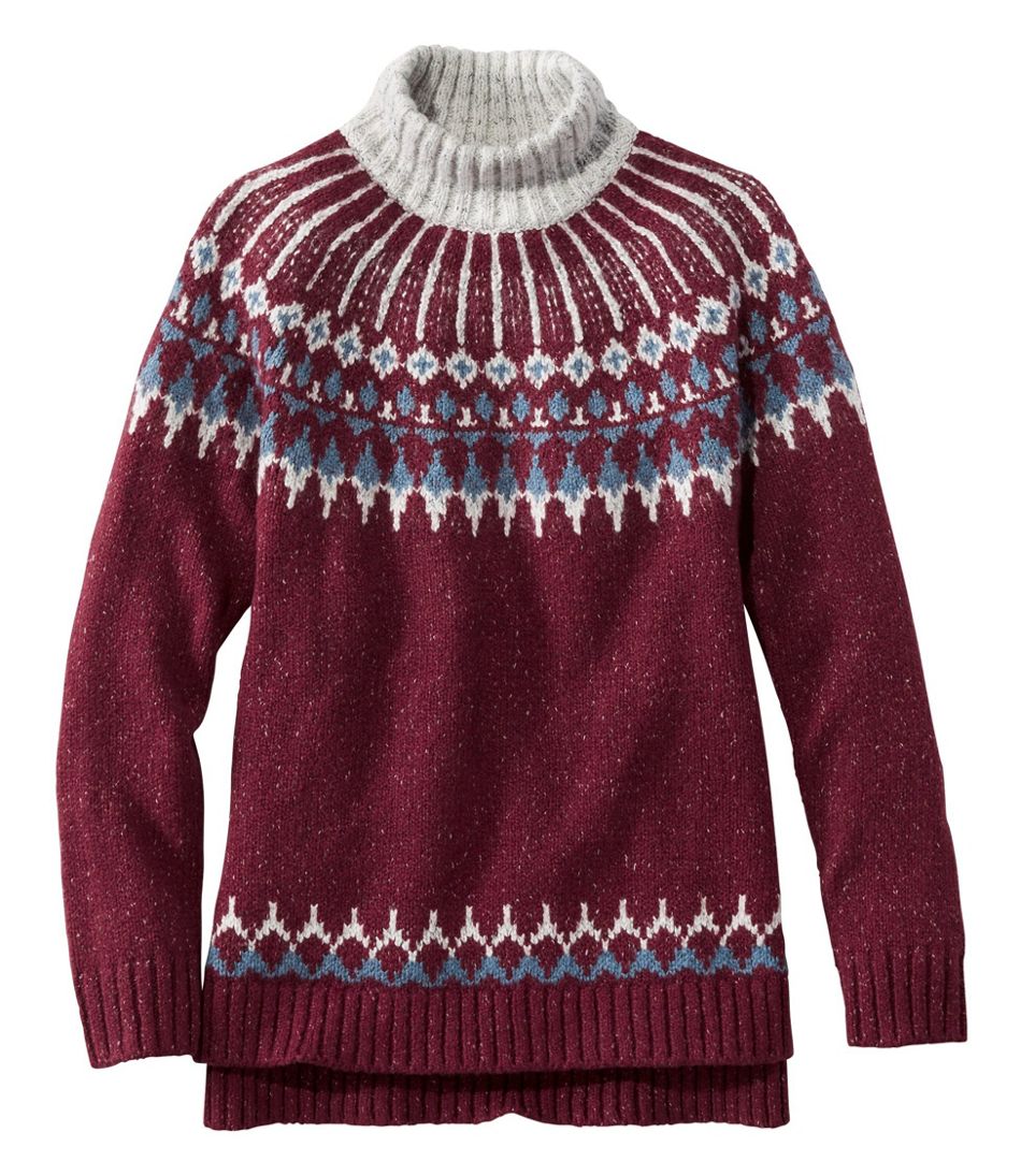 Women's Signature Cozy Sweater, Raglan Fair Isle | Sweaters at L.L.Bean
