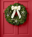 Coastal Evergreen Wreath 24", One Color, small image number 1