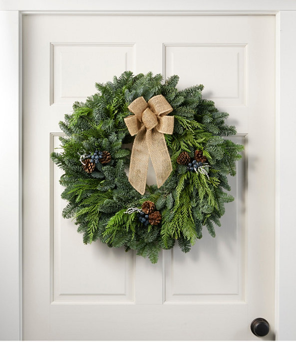 Blueberry Wreath 24", One Color, large image number 2