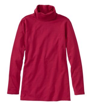 Women's L.L.Bean Tee, High-Neck Tunic Long-Sleeve