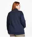 Women's Quilted Sweatshirt, Full-Zip, Sea Green, small image number 2