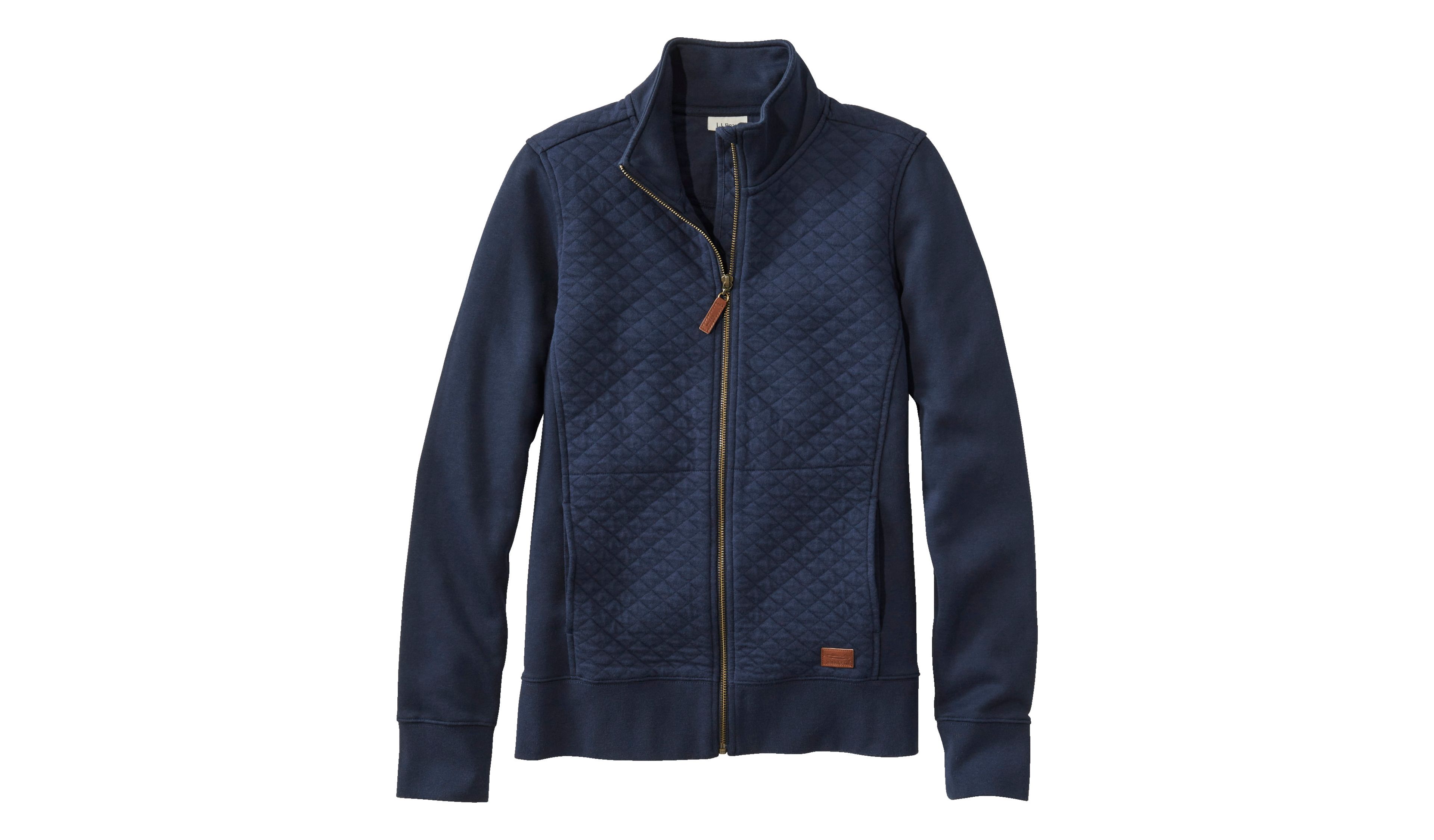 Women's Quilted Full-Zip Sweatshirt