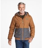 Men's Insulated 3-Season Hooded Jacket, Colorblock