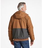 Men's Insulated 3-Season Hooded Jacket, Colorblock