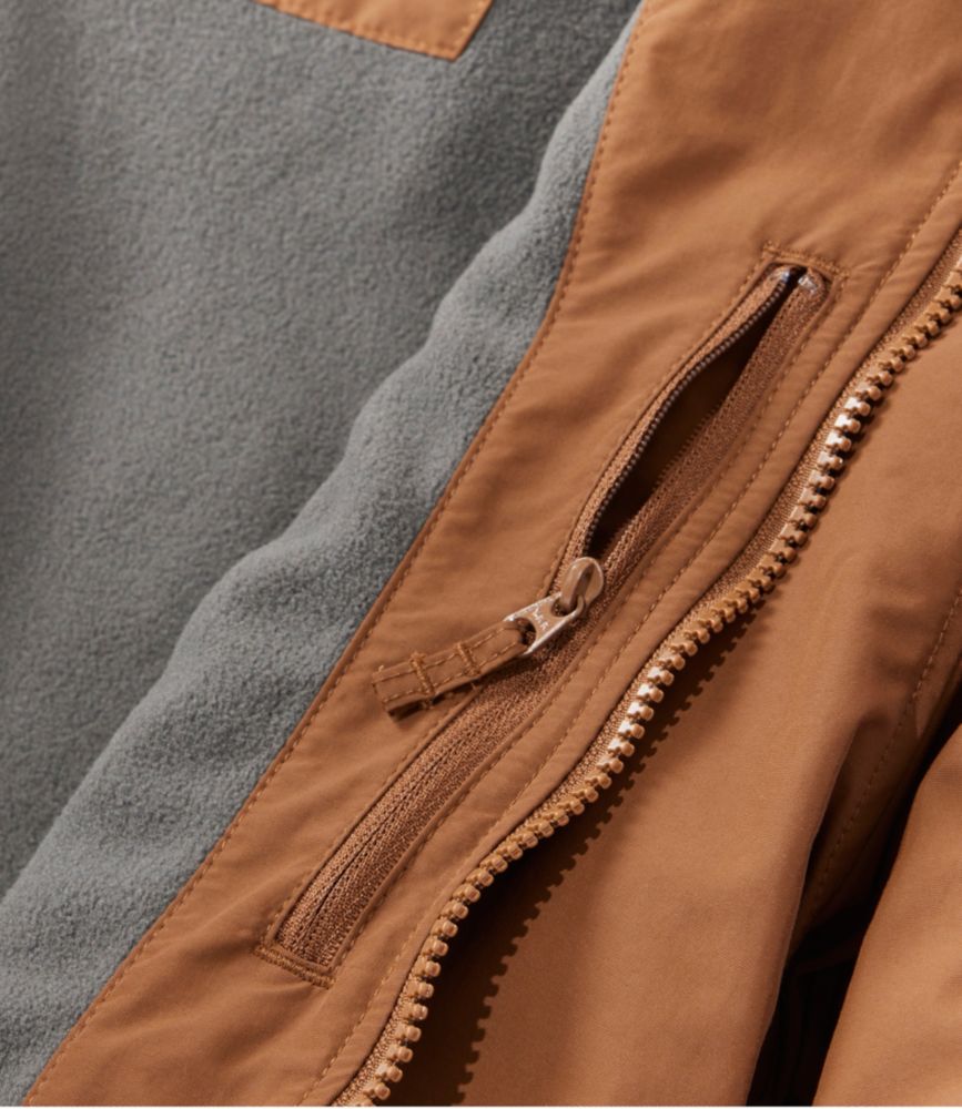 Men's Insulated 3-Season Bomber Hooded Jacket, Colorblock