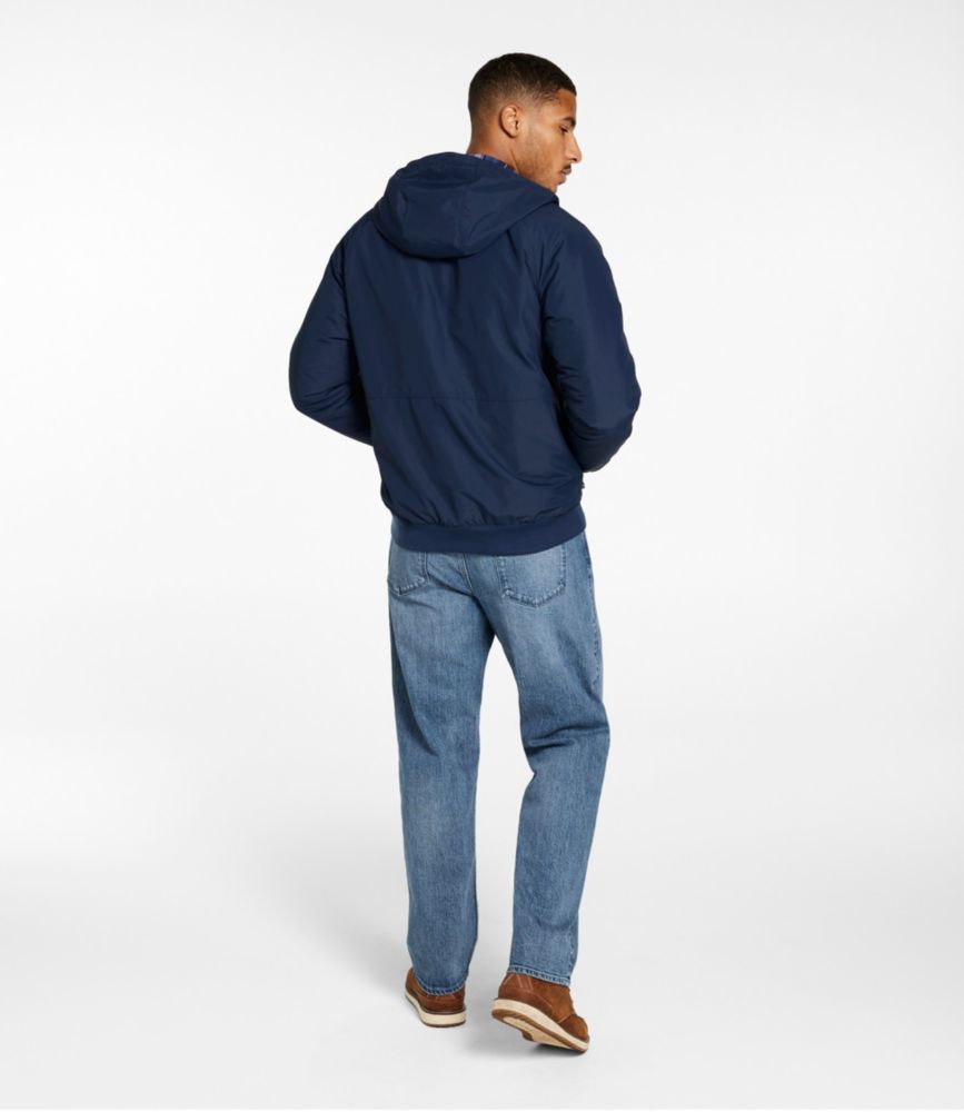 Men's Insulated 3Season Bomber Hooded Jacket Insulated Jackets at L