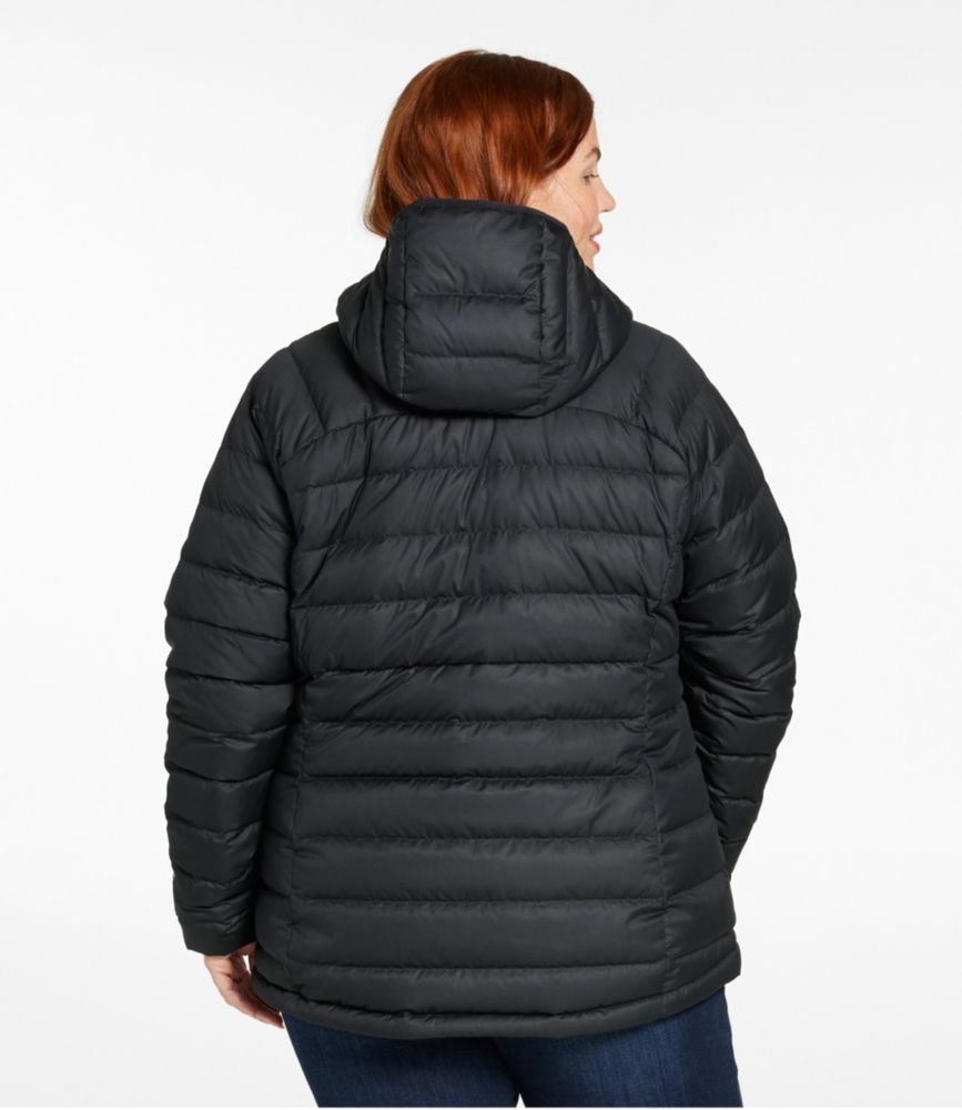 Women's Bean's Down Hooded Jacket, Dark Pine, small image number 3