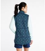 Women's L.L.Bean Sweater Fleece, Long Vest Print
