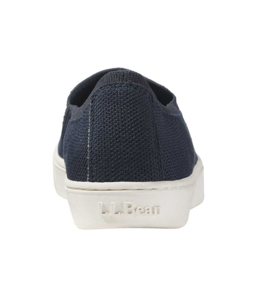 Women's Eco Bay Knit Sneakers, Slip-On, Classic Navy, small image number 3