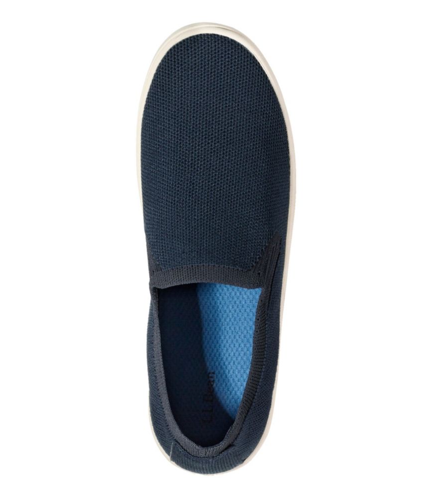 Women's Eco Bay Knit Sneakers, Slip-On, Classic Navy, small image number 4