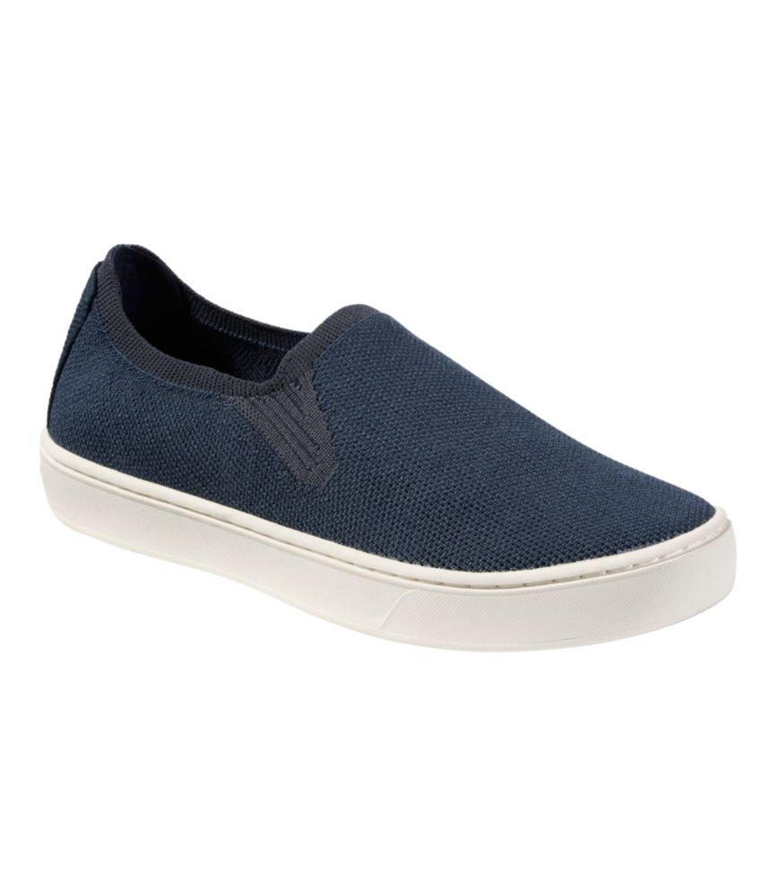 Women's Eco Bay Knit Sneakers, Slip-On, Classic Navy, small image number 6