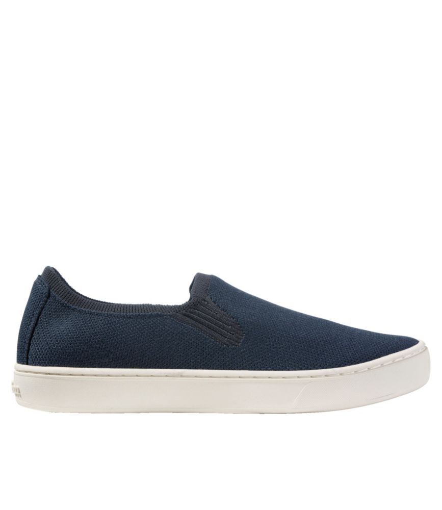 Women's Eco Bay Knit Sneakers, Slip-On, Classic Navy, small image number 1