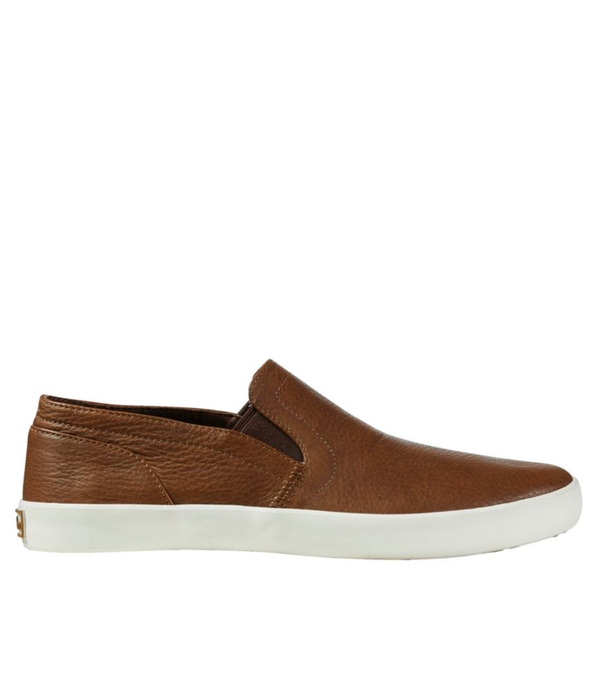 Leather slip on shoes on sale