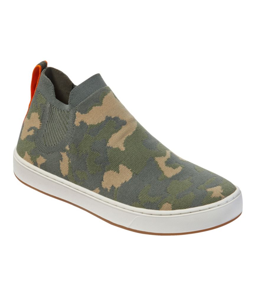 Women's Eco Bay Knit Chelsea Boots, Deep Moss Camo, small image number 6