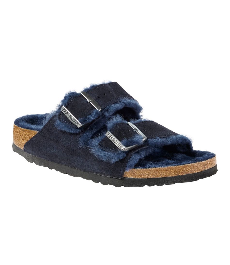 Arizona Shearling Suede Leather Light Blue
