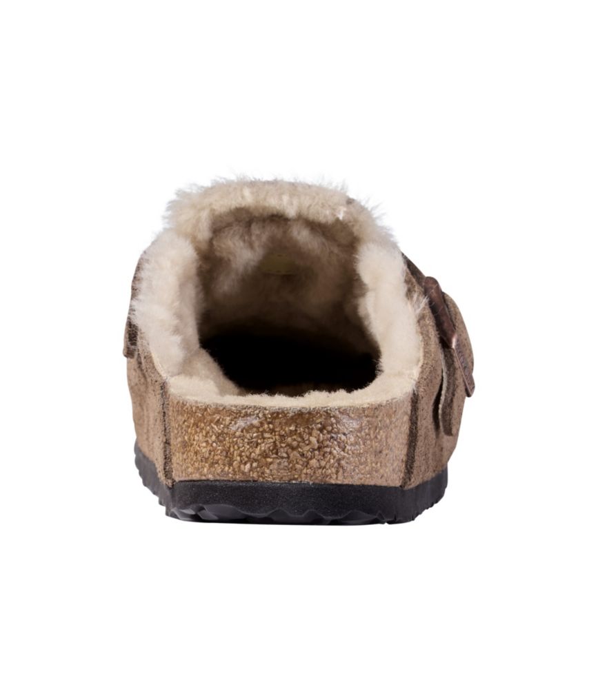 Women's Birkenstock Boston Clogs, Suede Shearling