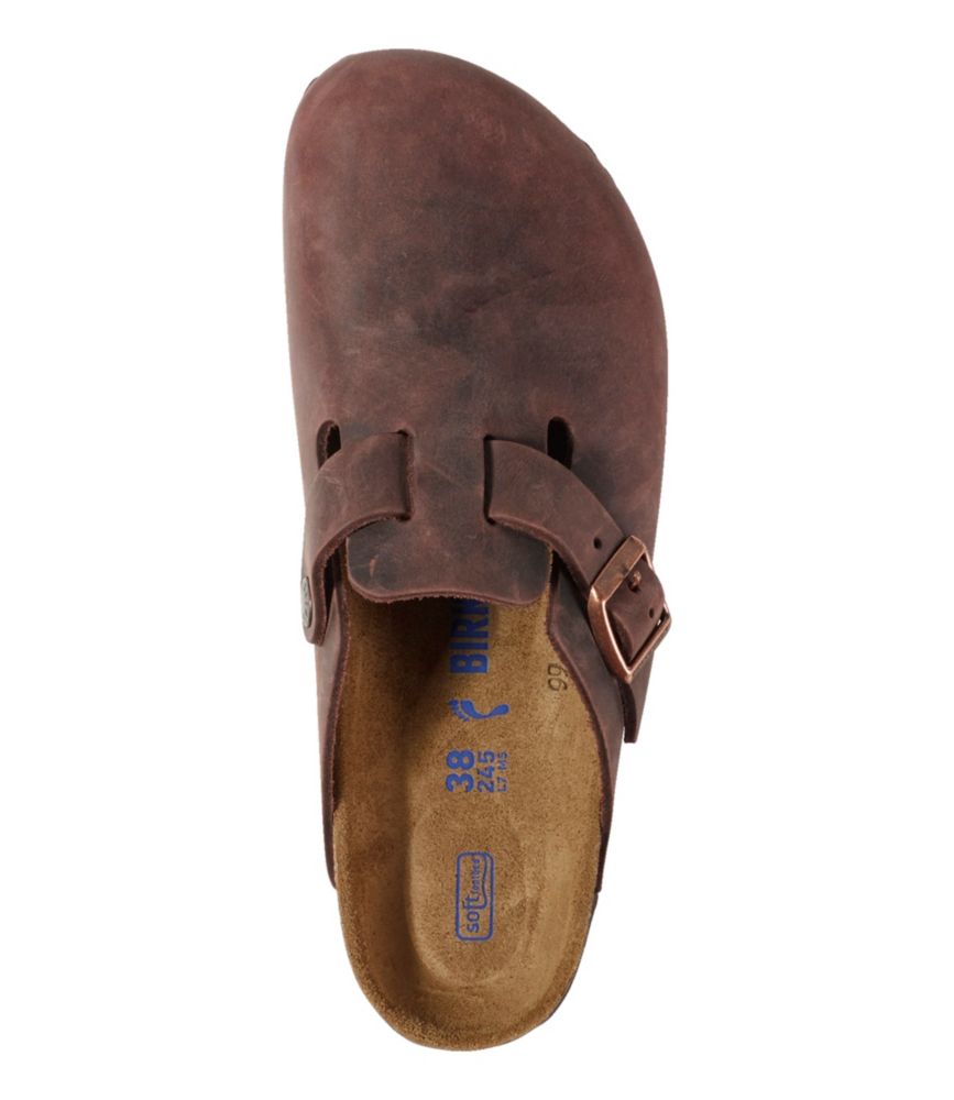 Women's Birkenstock Boston Clogs, Oiled Leather Soft Footbed