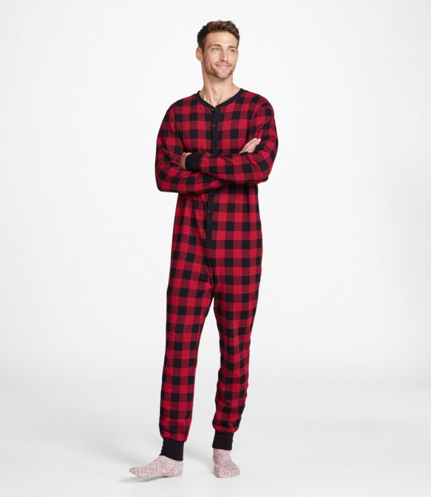 Men's Mini-Waffle Onesie, , small image number 2